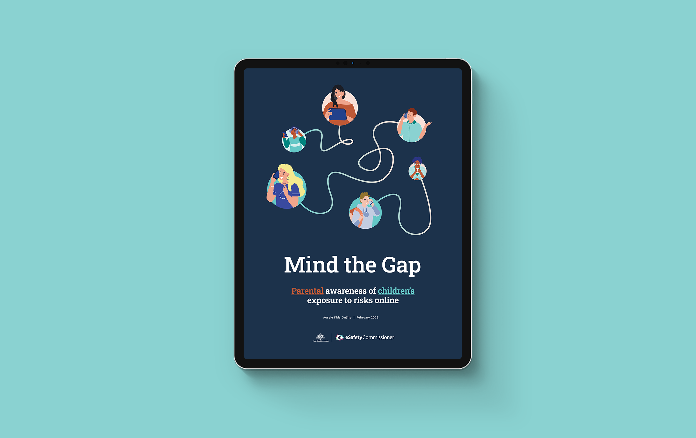 Mind the Gap report featured on an iPad